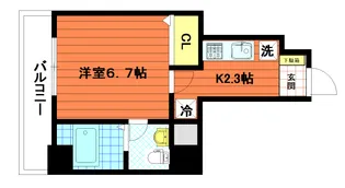 東京都墨田区緑1【マンション】の間取り