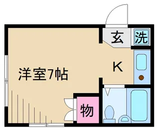 神奈川県横浜市港北区高田東1【アパート】の間取り