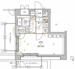アルテシモフェリオ【7階】の間取り