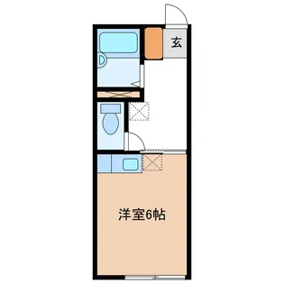ハイユニK1【1階】の間取り