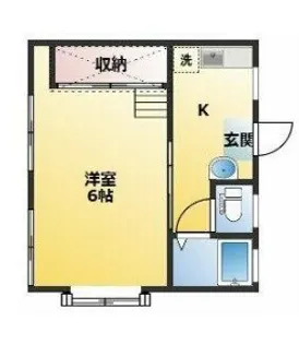 ヤングハイツ【2階】の間取り
