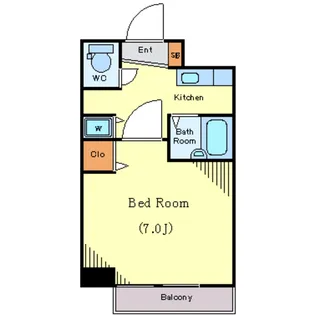 グランド・ガーラ渋谷【4階】の間取り