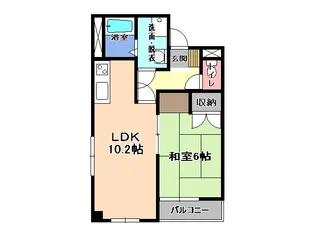 メゾンイール【3階】の間取り