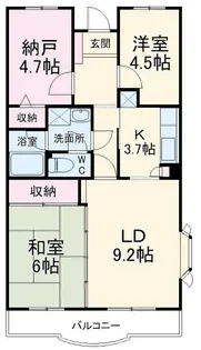 フォレストマンション【3階】の間取り