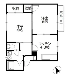 フレグランスジョー【1階】の間取り