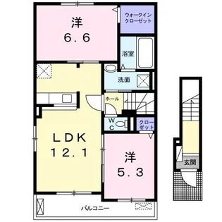 メゾン アルモニー【2階】の間取り
