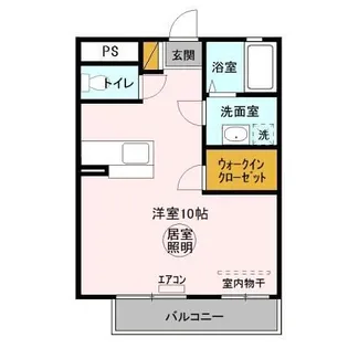 インペリアルMマミ【1階】の間取り