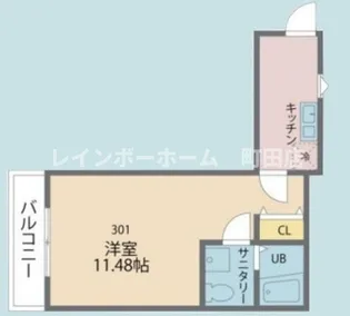 カインドネス関口【3階】の間取り