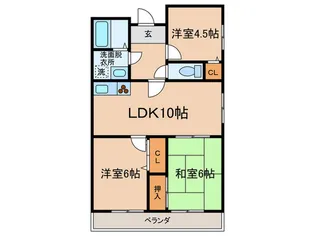 ドエル北堀江【3階】の間取り