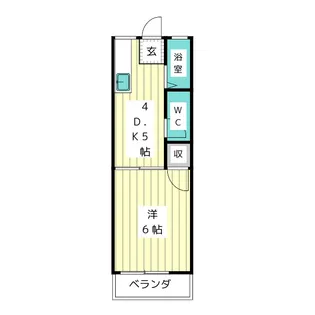 コーポハヤシ【2階】の間取り