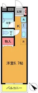 ハイツフラワーII【1階】の間取り