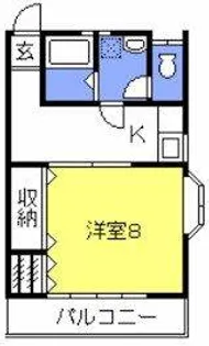 HILLS KOHZAN【1階】の間取り