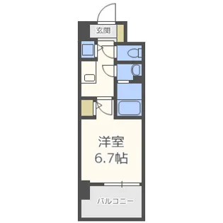 サンセリテ至誠会松崎町【5階】の間取り