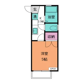 パークハイツ清水沼【2階】の間取り