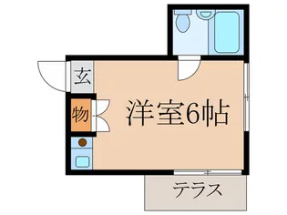 シャレ-ヌ【1階】の間取り
