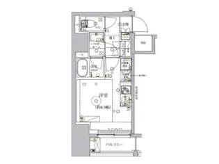 RELUXIA品川西大井【10階】の間取り