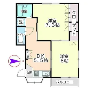 東京都葛飾区立石3【アパート】の間取り