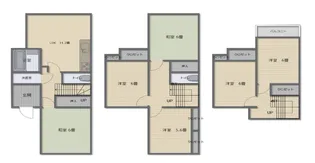 大阪府和泉市池上町3【一戸建】の間取り