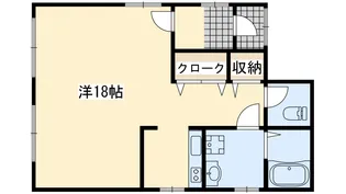 ネコトモ泉佐野【2階】の間取り