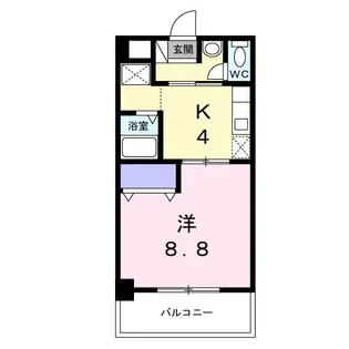 メルヴェーユ45【1階】の間取り
