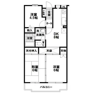 グランドール【2階】の間取り