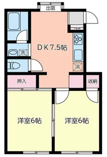 アネックス第1ハイム A棟【1階】の間取り