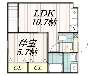 ピュアコート【2階】の間取り