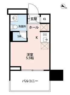 プラウド中目黒【2階】の間取り