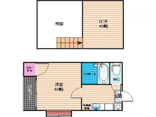 サニーコート大橋【2階】の間取り