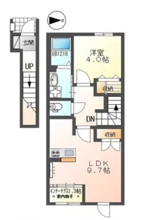 シェルル・スターテラス和合(仮)【2階】の間取り