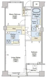 レジディアタワー上池袋(パーク棟)【6階】の間取り