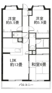 第7旭マンション【1階】の間取り