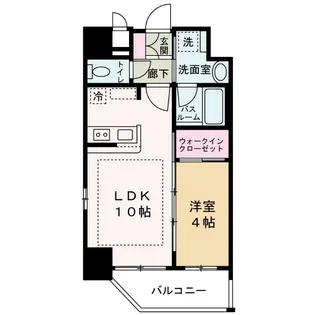 エステムコート新梅田【5階】の間取り