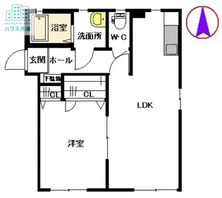エル・クラシコ植松【1階】の間取り