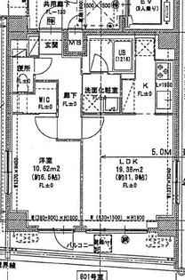 SYMPHONY FLAT【8階】の間取り
