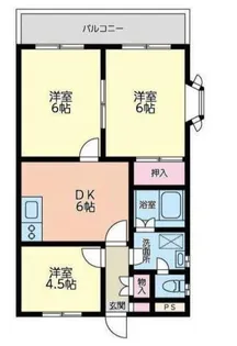 伊沢コーポ【2階】の間取り