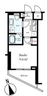 ガーラ・ヒルズ目黒東山【2階】の間取り