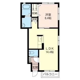 ナチュール白銀【1階】の間取り