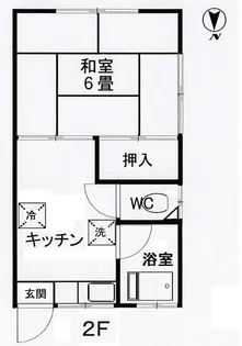 ピュア元禄【2階】の間取り