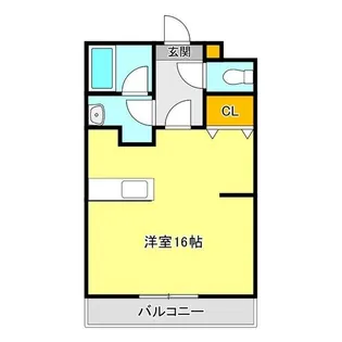 門團空閑(モダンクウカン)【3階】の間取り