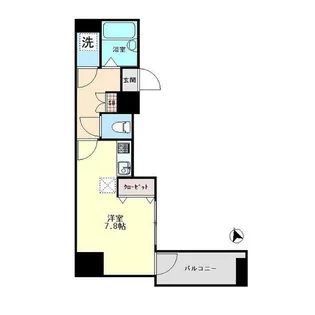 VIDA文京本郷【9階】の間取り