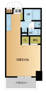 サンプレイス大橋II【2階】の間取り