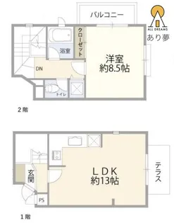 MIND HOUSE O’SIIIの間取り