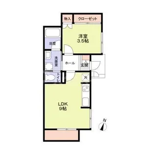 ANNEX HIRO【1階】の間取り