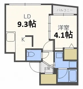 リヴァージュ【2階】の間取り