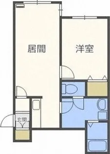 カーナ・ハギナカ(北23条)【2階】の間取り