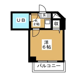 YMニューピーナッツ【2階】の間取り
