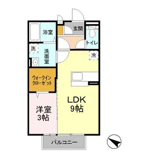 フレンドリーコート松ヶ丘【2階】の間取り