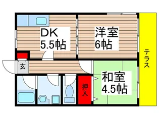 α-NEXT八千代第6【1階】の間取り