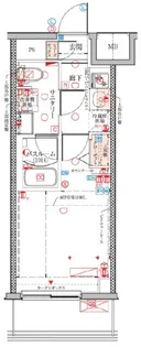 クレヴィスタ武蔵中原【5階】の間取り